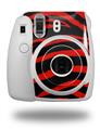 WraptorSkinz Skin Decal Wrap compatible with Fujifilm Mini 8 Camera Zebra Red (CAMERA NOT INCLUDED)