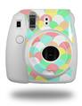 WraptorSkinz Skin Decal Wrap compatible with Fujifilm Mini 8 Camera Brushed Cirlces Multi Light (CAMERA NOT INCLUDED)