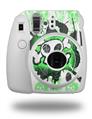 WraptorSkinz Skin Decal Wrap compatible with Fujifilm Mini 8 Camera Cartoon Skull Green (CAMERA NOT INCLUDED)