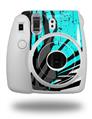 WraptorSkinz Skin Decal Wrap compatible with Fujifilm Mini 8 Camera Baja 0040 Neon Teal (CAMERA NOT INCLUDED)
