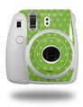 WraptorSkinz Skin Decal Wrap compatible with Fujifilm Mini 8 Camera Hearts Green On White (CAMERA NOT INCLUDED)