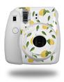 WraptorSkinz Skin Decal Wrap compatible with Fujifilm Mini 8 Camera Lemon Leaves White (CAMERA NOT INCLUDED)