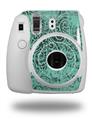 WraptorSkinz Skin Decal Wrap compatible with Fujifilm Mini 8 Camera Folder Doodles Seafoam Green (CAMERA NOT INCLUDED)