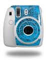 WraptorSkinz Skin Decal Wrap compatible with Fujifilm Mini 8 Camera Folder Doodles Blue Medium (CAMERA NOT INCLUDED)