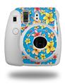 WraptorSkinz Skin Decal Wrap compatible with Fujifilm Mini 8 Camera Beach Flowers Blue Medium (CAMERA NOT INCLUDED)