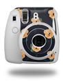 WraptorSkinz Skin Decal Wrap compatible with Fujifilm Mini 8 Camera Poppy Orange Navy (CAMERA NOT INCLUDED)
