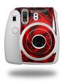 WraptorSkinz Skin Decal Wrap compatible with Fujifilm Mini 8 Camera Liquid Metal Chrome Red (CAMERA NOT INCLUDED)