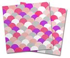 WraptorSkinz Vinyl Craft Cutter Designer 12x12 Sheets Brushed Circles Pink - 2 Pack