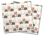 WraptorSkinz Vinyl Craft Cutter Designer 12x12 Sheets Elephant Love - 2 Pack