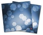 WraptorSkinz Vinyl Craft Cutter Designer 12x12 Sheets Bokeh Hex Blue - 2 Pack