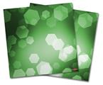 WraptorSkinz Vinyl Craft Cutter Designer 12x12 Sheets Bokeh Hex Green - 2 Pack