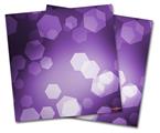 WraptorSkinz Vinyl Craft Cutter Designer 12x12 Sheets Bokeh Hex Purple - 2 Pack