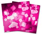 WraptorSkinz Vinyl Craft Cutter Designer 12x12 Sheets Bokeh Squared Hot Pink - 2 Pack