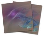 WraptorSkinz Vinyl Craft Cutter Designer 12x12 Sheets Purple Orange - 2 Pack