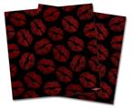 WraptorSkinz Vinyl Craft Cutter Designer 12x12 Sheets Red And Black Lips - 2 Pack
