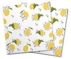 WraptorSkinz Vinyl Craft Cutter Designer 12x12 Sheets Lemon Black and White - 2 Pack