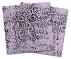 WraptorSkinz Vinyl Craft Cutter Designer 12x12 Sheets Folder Doodles Lavender - 2 Pack