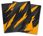 Vinyl Craft Cutter Designer 12x12 Sheets Jagged Camo Orange - 2 Pack