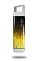 Skin Decal Wrap for Clean Bottle Square Titan Plastic 25oz Fire Flames Yellow (BOTTLE NOT INCLUDED)