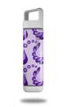 Skin Decal Wrap for Clean Bottle Square Titan Plastic 25oz Petals Purple (BOTTLE NOT INCLUDED)