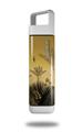 Skin Decal Wrap for Clean Bottle Square Titan Plastic 25oz Summer Palm Trees (BOTTLE NOT INCLUDED)
