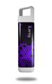 Skin Decal Wrap for Clean Bottle Square Titan Plastic 25oz HEX Purple (BOTTLE NOT INCLUDED)