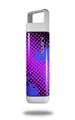 Skin Decal Wrap for Clean Bottle Square Titan Plastic 25oz Halftone Splatter Blue Hot Pink (BOTTLE NOT INCLUDED)