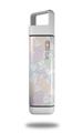Skin Decal Wrap for Clean Bottle Square Titan Plastic 25oz Flowers Pattern 10 (BOTTLE NOT INCLUDED)