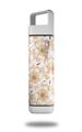 Skin Decal Wrap for Clean Bottle Square Titan Plastic 25oz Flowers Pattern 15 (BOTTLE NOT INCLUDED)