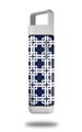 Skin Decal Wrap for Clean Bottle Square Titan Plastic 25oz Boxed Navy Blue (BOTTLE NOT INCLUDED)