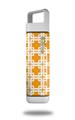 Skin Decal Wrap for Clean Bottle Square Titan Plastic 25oz Boxed Orange (BOTTLE NOT INCLUDED)