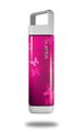 Skin Decal Wrap for Clean Bottle Square Titan Plastic 25oz Bokeh Butterflies Hot Pink (BOTTLE NOT INCLUDED)