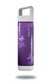 Skin Decal Wrap for Clean Bottle Square Titan Plastic 25oz Bokeh Butterflies Purple (BOTTLE NOT INCLUDED)