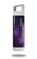 Skin Decal Wrap for Clean Bottle Square Titan Plastic 25oz Bokeh Hearts Purple (BOTTLE NOT INCLUDED)