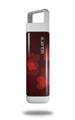 Skin Decal Wrap for Clean Bottle Square Titan Plastic 25oz Bokeh Hearts Red (BOTTLE NOT INCLUDED)