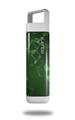 Skin Decal Wrap for Clean Bottle Square Titan Plastic 25oz Bokeh Music Green (BOTTLE NOT INCLUDED)