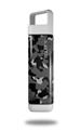Skin Decal Wrap for Clean Bottle Square Titan Plastic 25oz WraptorCamo Old School Camouflage Camo Black (BOTTLE NOT INCLUDED)