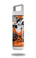 Skin Decal Wrap for Clean Bottle Square Titan Plastic 25oz Halloween Ghosts (BOTTLE NOT INCLUDED)