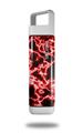 Skin Decal Wrap for Clean Bottle Square Titan Plastic 25oz Electrify Red (BOTTLE NOT INCLUDED)