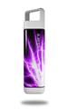 Skin Decal Wrap for Clean Bottle Square Titan Plastic 25oz Lightning Purple (BOTTLE NOT INCLUDED)