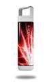 Skin Decal Wrap for Clean Bottle Square Titan Plastic 25oz Lightning Red (BOTTLE NOT INCLUDED)