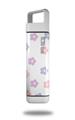 Skin Decal Wrap for Clean Bottle Square Titan Plastic 25oz Pastel Flowers (BOTTLE NOT INCLUDED)