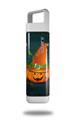 Skin Decal Wrap for Clean Bottle Square Titan Plastic 25oz Halloween Mean Jack O Lantern Pumpkin (BOTTLE NOT INCLUDED)