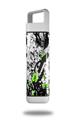 Skin Decal Wrap for Clean Bottle Square Titan Plastic 25oz Baja 0018 Lime Green (BOTTLE NOT INCLUDED)