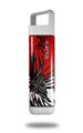 Skin Decal Wrap for Clean Bottle Square Titan Plastic 25oz Baja 0040 Red (BOTTLE NOT INCLUDED)