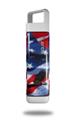Skin Decal Wrap for Clean Bottle Square Titan Plastic 25oz American USA Flag (Ole Glory) Bald Eagle (BOTTLE NOT INCLUDED)