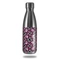 Skin Decal Wrap for RTIC Water Bottle 17oz Splatter Girly Skull Pink (BOTTLE NOT INCLUDED)