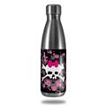 Skin Decal Wrap for RTIC Water Bottle 17oz Scene Skull Splatter (BOTTLE NOT INCLUDED)