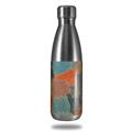 Skin Decal Wrap for RTIC Water Bottle 17oz Flowers Pattern 03 (BOTTLE NOT INCLUDED)