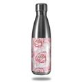 Skin Decal Wrap for RTIC Water Bottle 17oz Flowers Pattern Roses 13 (BOTTLE NOT INCLUDED)